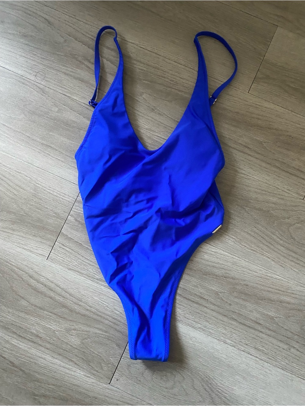 Girls' One-Piece Swimsuit in Vibrant Royal Blue